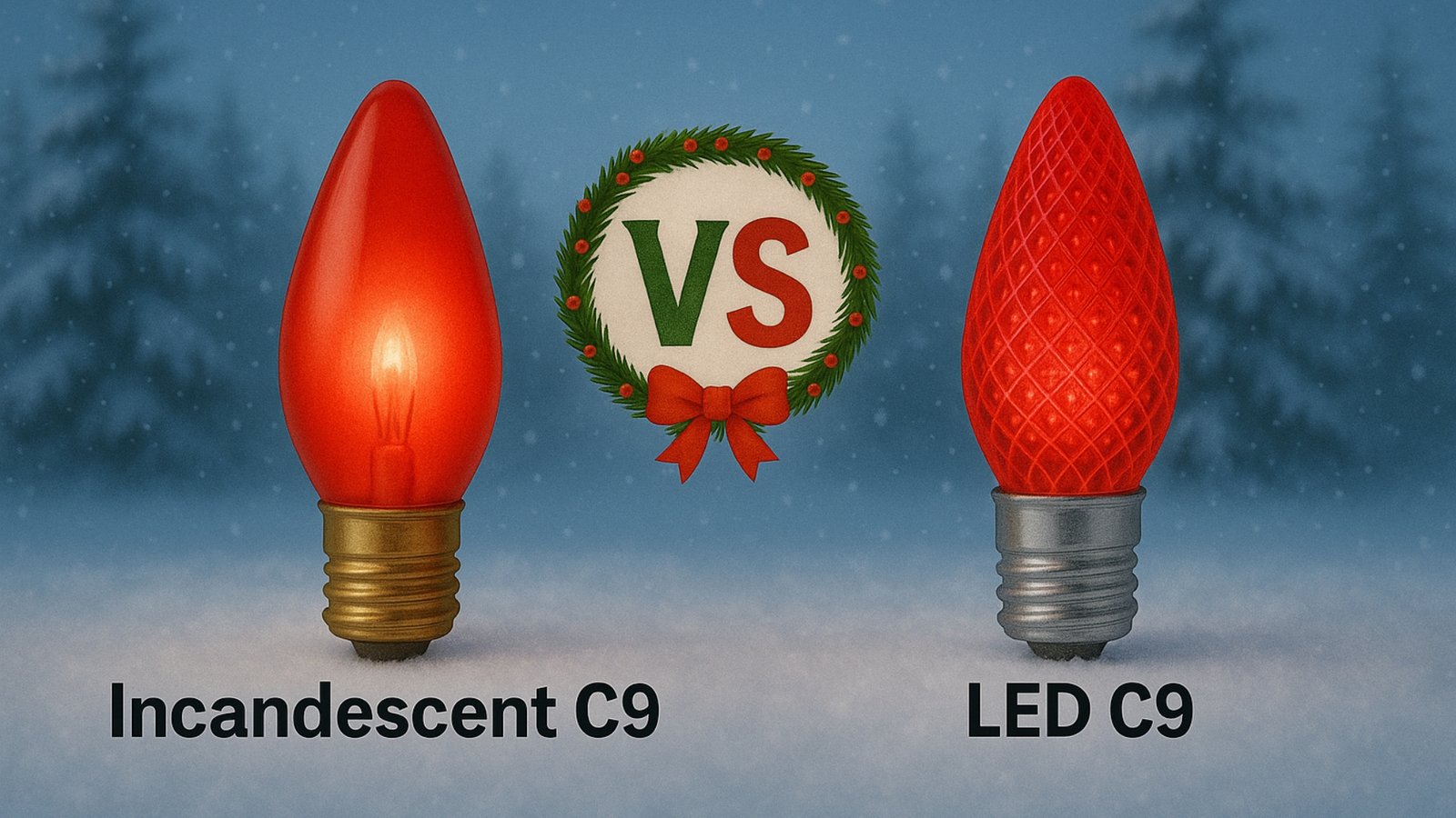 C9 vs LED C9