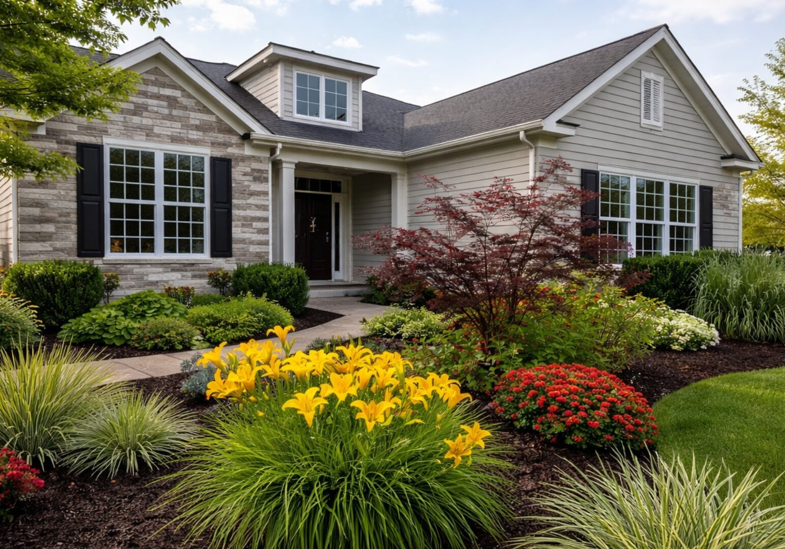 flower-bed-refresh-Tulsa-paschalls-lawn