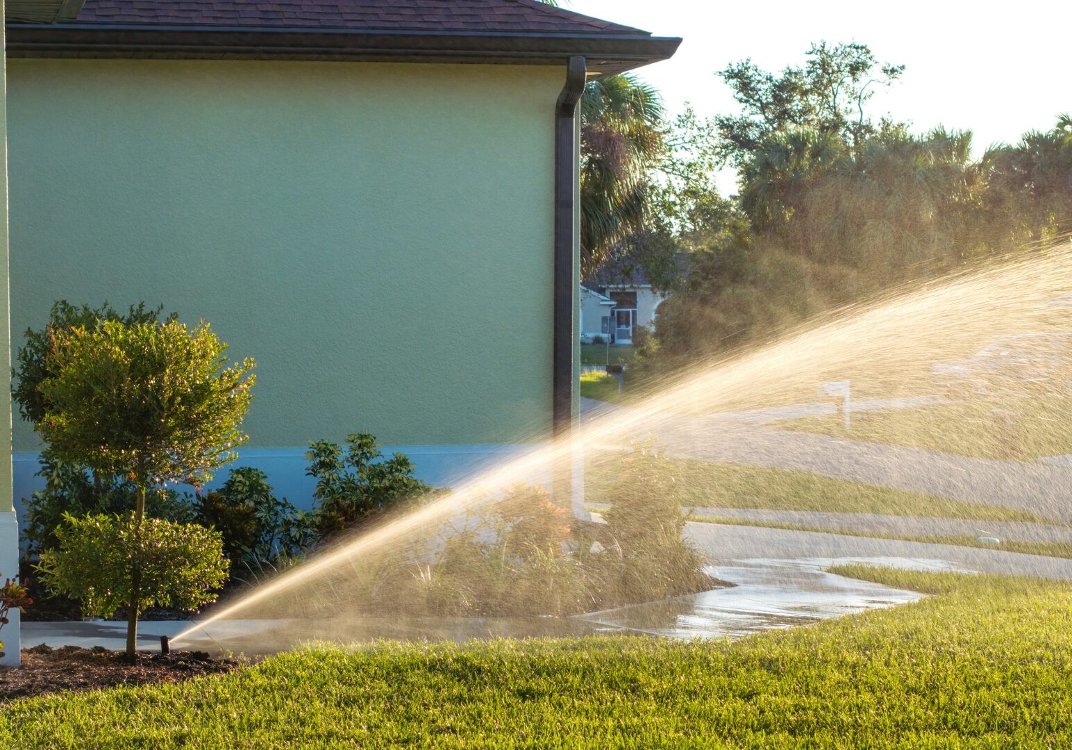 spring-sod-installation-Tulsa-sprinkler